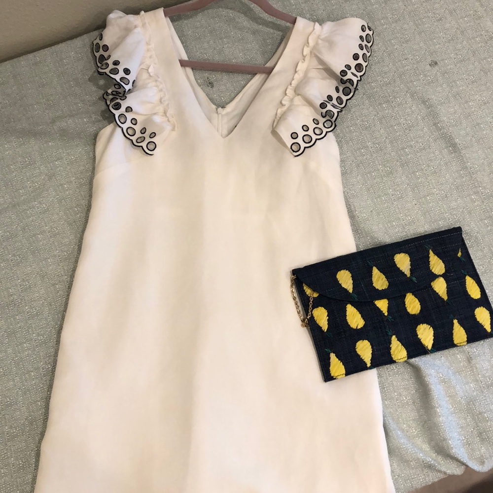 White J Crew dress